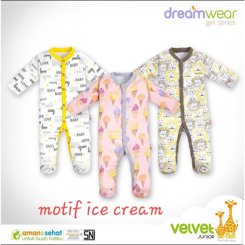 Velvet Junior Jumper Dreamwear (Tutup Kaki)