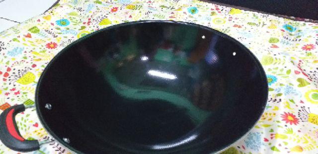 Wajan Enamel Kuping Warna Hitam Uk 34inch