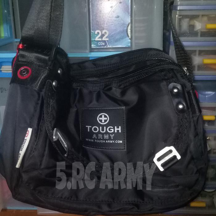 Terlaris Tas selempang ARMY hitam