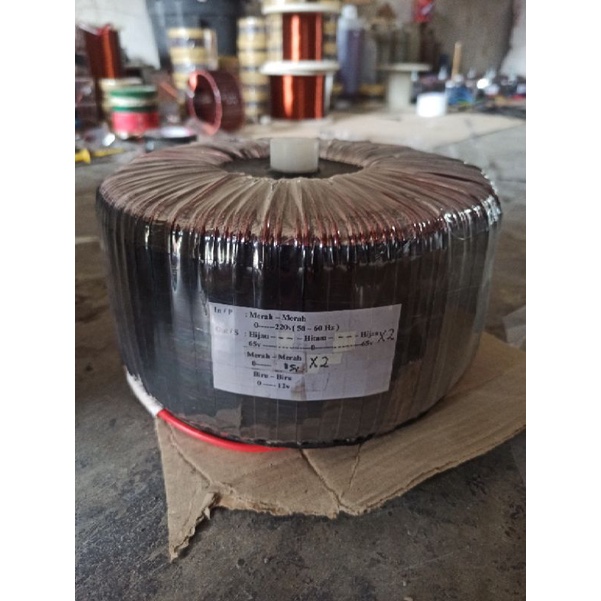 trafo toroidal donat 30a dobel ct65