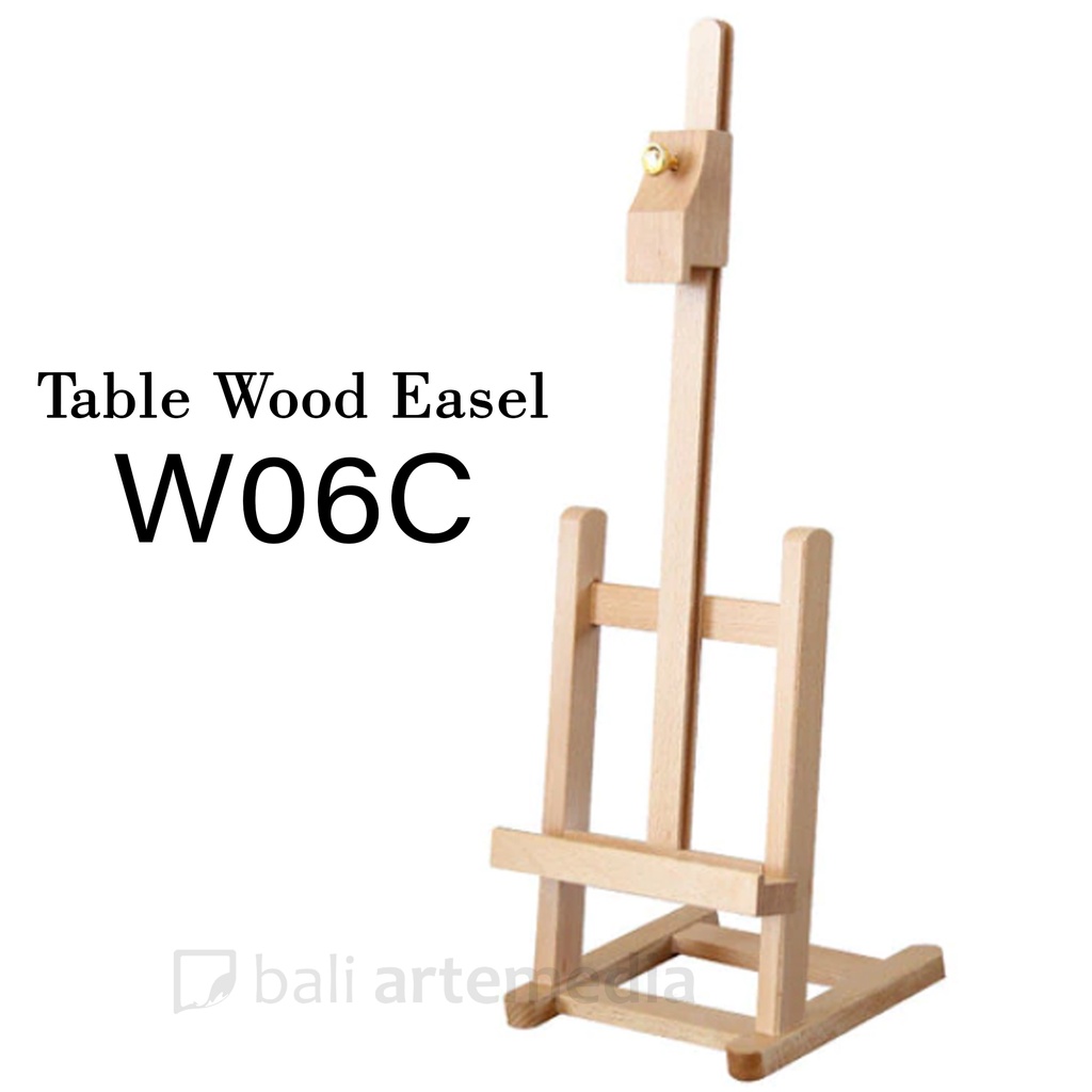 Perlengkapan Menggambar Easel Stand Lukis DIY Table Wood Easel W06C (installation not Included) By Bali Artemedia