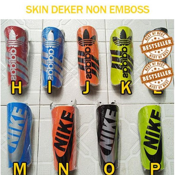 NEW Deker Emboss Futsal Bola Olahraga Dekker Pelindung Kaki AdidasNikeSkin