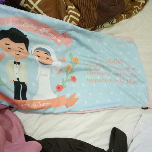 Bantal Custom Wedding Hijab Mewah