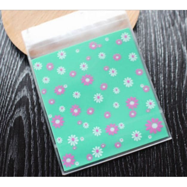 

CVCV187 PLASTIK COOKIES - PERMEN - KUE - FANCY UKURAN 10X10 GREEN