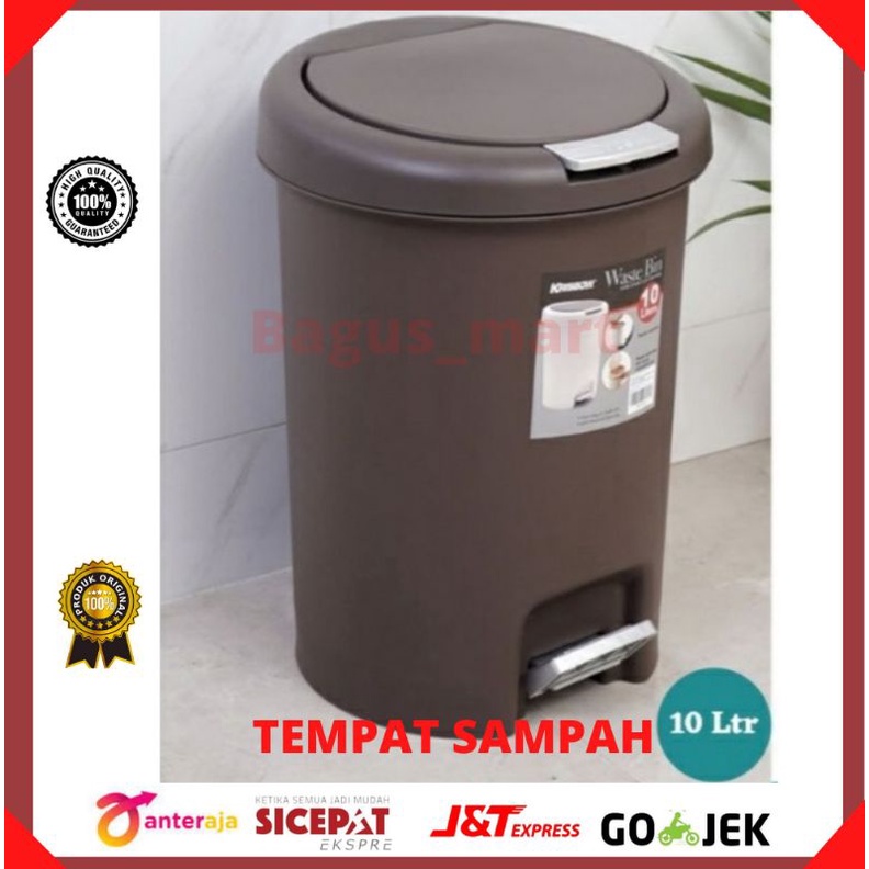 Tempat sampah/Tempat sampah injak 10 L/tempat sampah  Ruangan/Tempat sampah Minimalis
