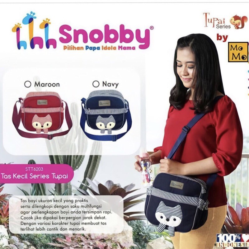 Tas Bayi Kecil Snobby Murah STT 6203 Tupai Series/TAS BAYI BONEKA MULTIFUNGSI PRAKTIS &amp; RINGAN