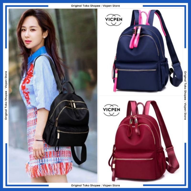 Tas Rangsel Wanita Backpack Wanita Tas Ransel Sekolah Kerja Outdoor Korea Style Murah