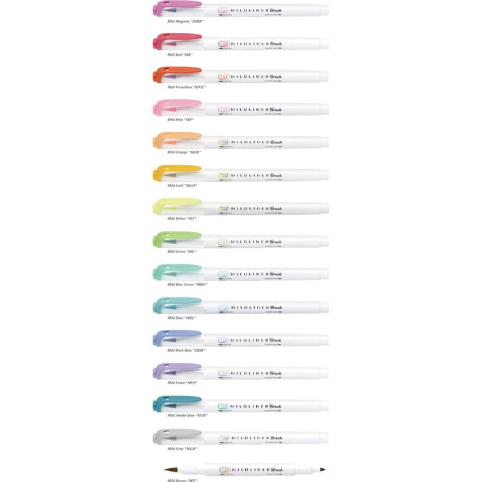 MILDLINER BRUSH PEN ZEBRA