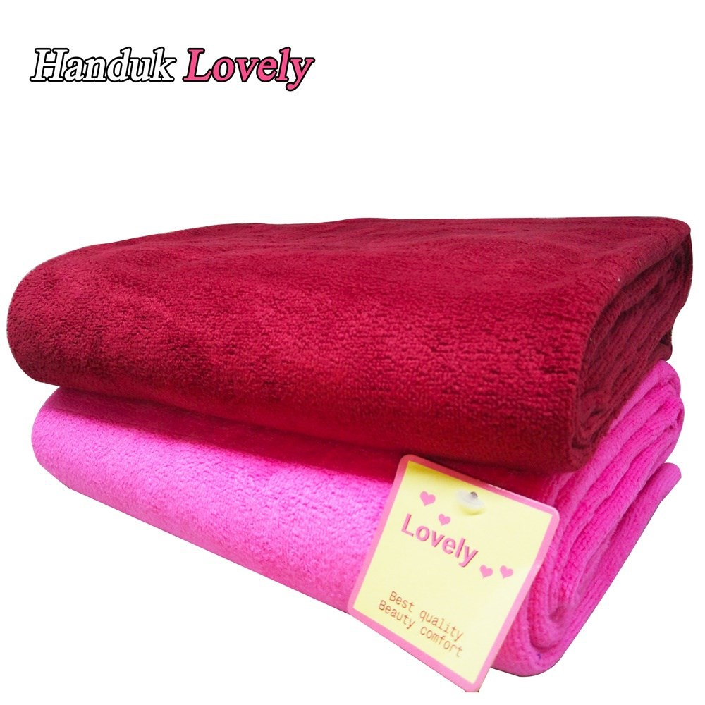 Handuk Pantai Microfiber Lovely MF Jumbo 75 x 150 cm