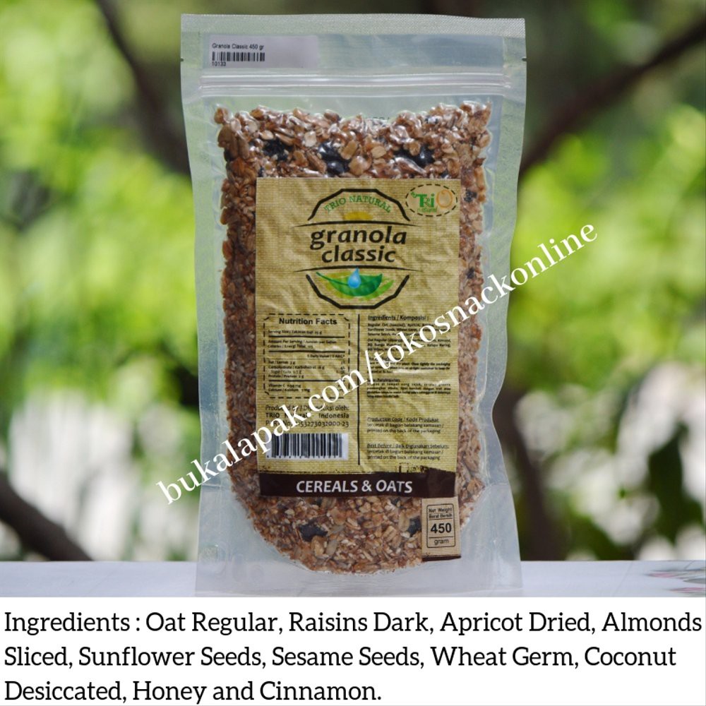 

Granola Classic 450 gram Trio Natural Limited