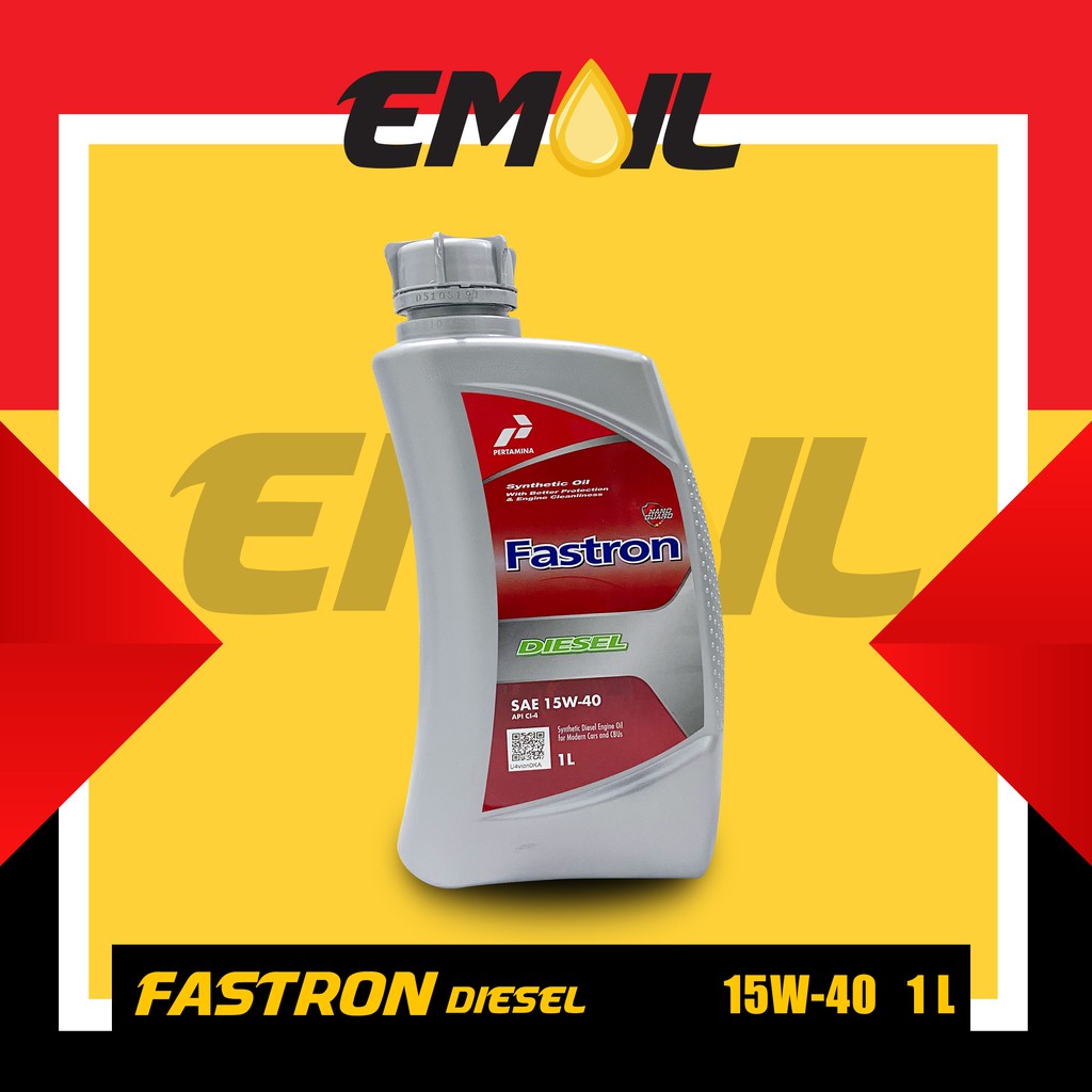 Oli pertamina Fastron diesel 15w - 40 galon 1 liter