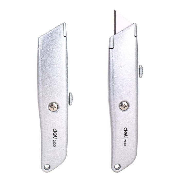 

Grosir Deli E2100 Cutter / Cutter alumunium Elegan