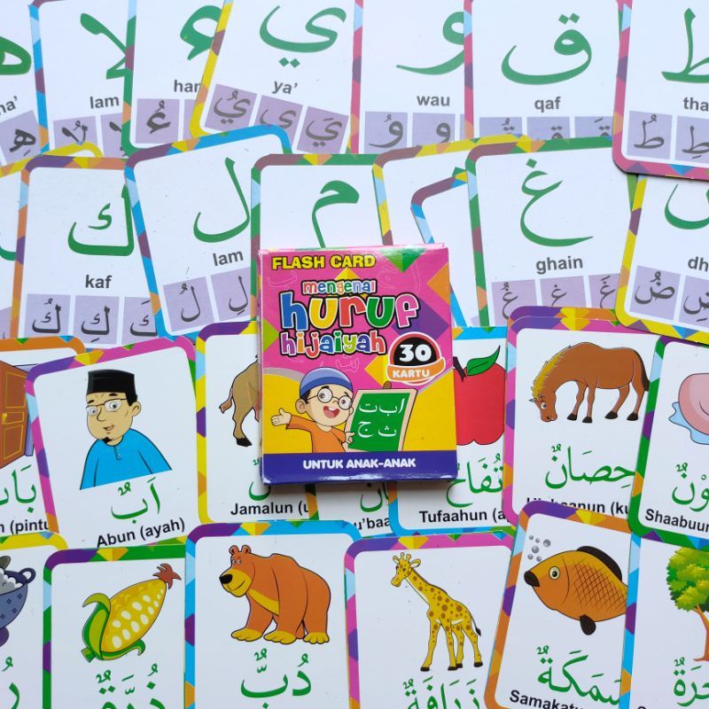 Flash Card Mainan Edukasi Anak