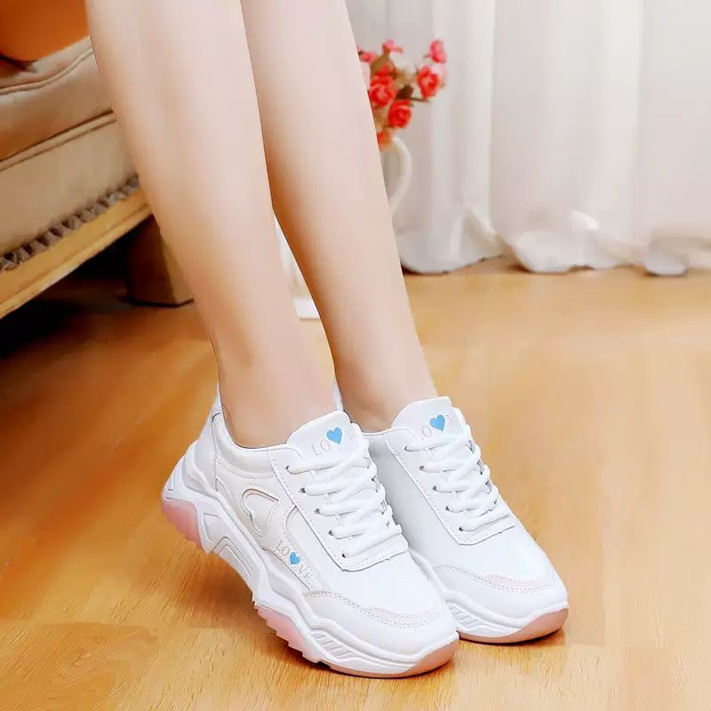 sneakers wanita love you korean style