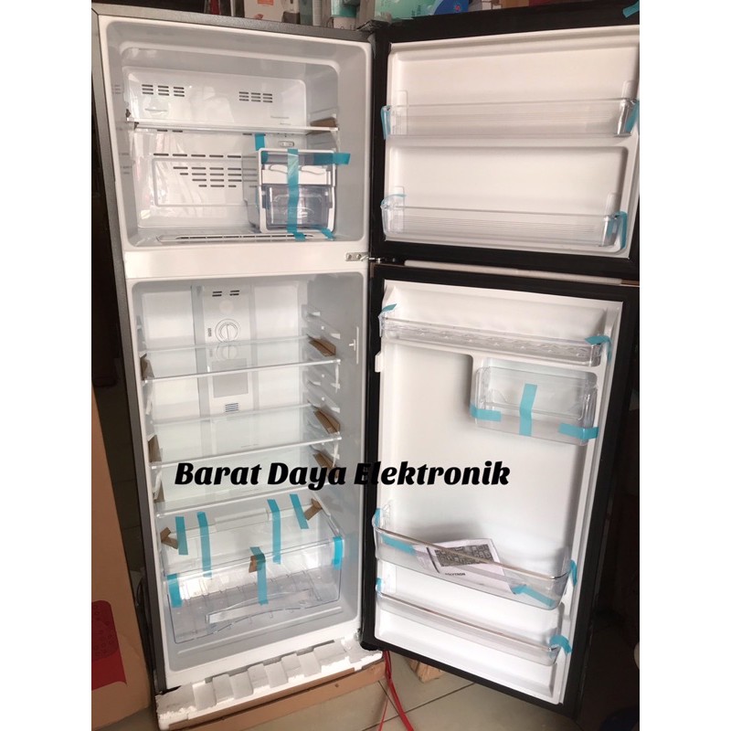 KULKAS POLYTRON JUMBO PRW 29 MNX LEMARI ES 2 PINTU PRW 29MNX BELLEZA JUMBO TANPA BUNGA ES JABODETABEK