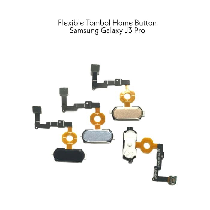 Flexible Tombol Home Button Samsung Galaxy J3 Pro J330