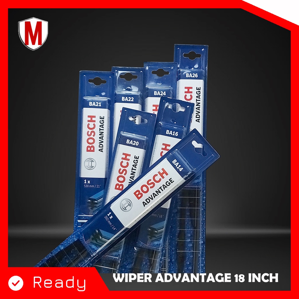 WIPER BLADE BOSCH ADVANTAGE 18&quot; INCHI ORIGINAL