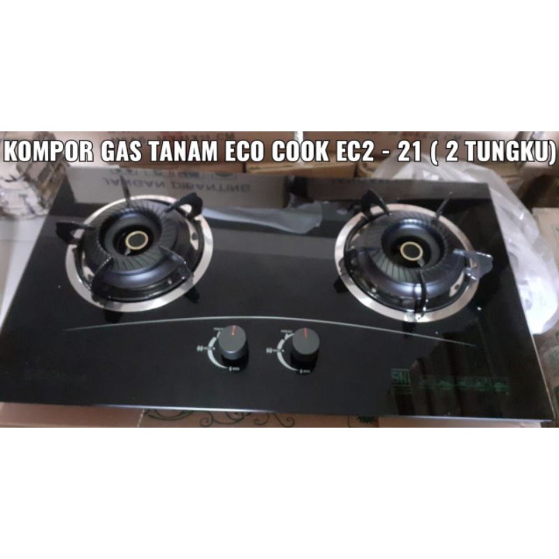 Kompor Tanam Eco Cook 2 Tungku