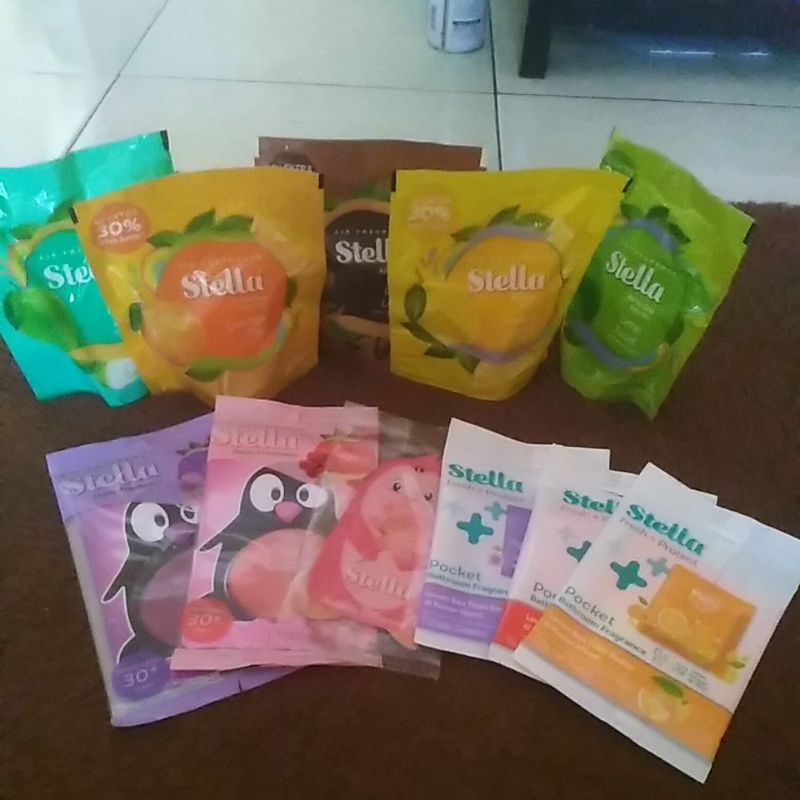 STELLA CLIP ON POCKET/ALL IN ONE/FUN N FRESH/DAILY FRESHNESS/POCKET BATHROOM // PENGHARUM RUANGAN