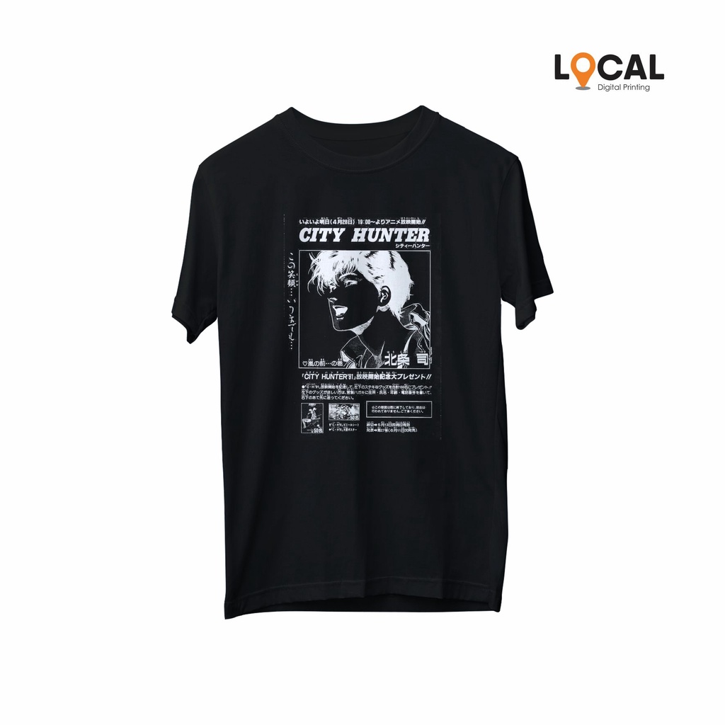 KAOS BAJU ANIME VINTAGE CITY HUNTER