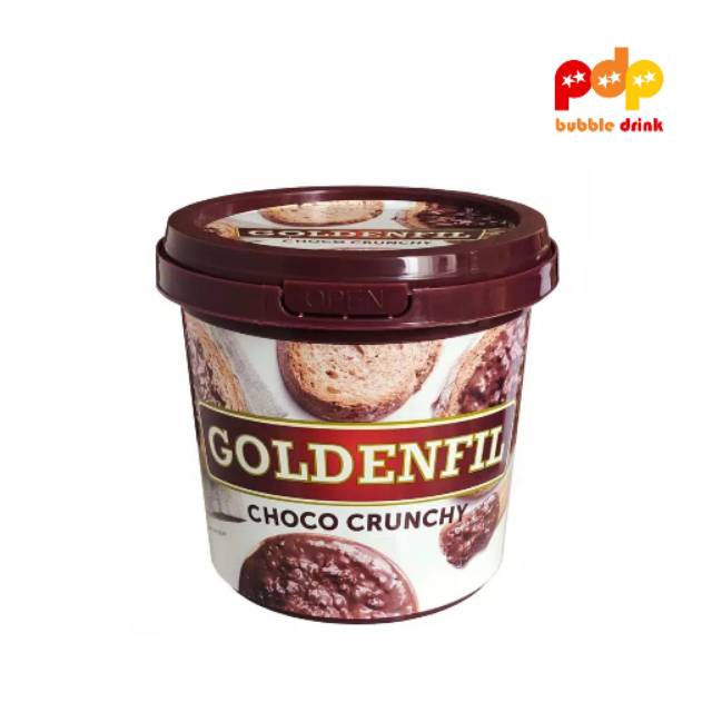 

Goldenfil Choco Crunchy 1kg / Selai Coklat Crunchy