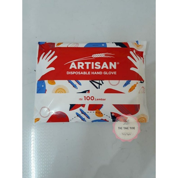 sarung tangan Artisan isi 100pcs /sarung tangan /handglove