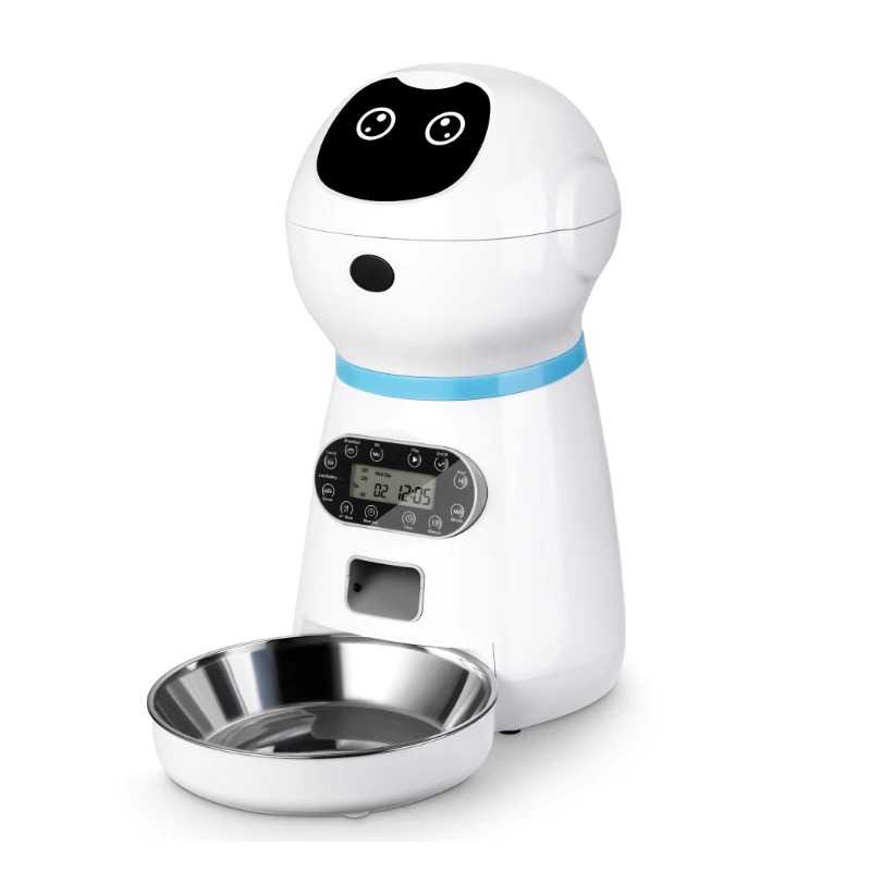 Tempat Makan Hewan Anjing Kucing Otomatis Automatic Pet Food Dispenser