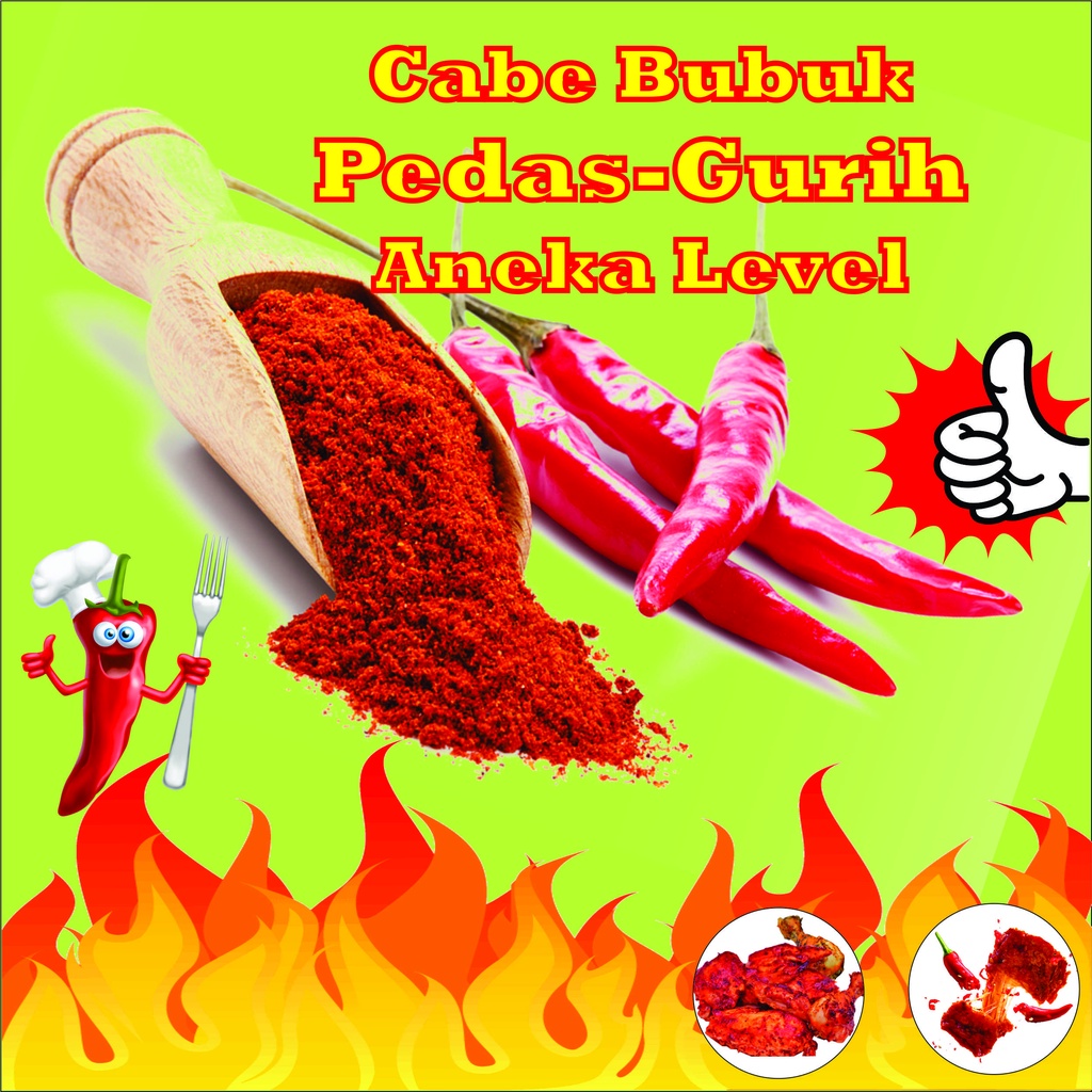 

Jual Cabe Bubuk Bumbu Tabur Bubuk Tabur Pedas Gurih Chili Spicy Seasoning Powder 100 gr, Level Pedas Gurih Biasa Sampai Level Pedas Gurih Dahsyat, Paling DIcari, Favorit Pencinta Kuliner Pedas, Pedasnya Bikin Nagih, Topping Makanan Pedas