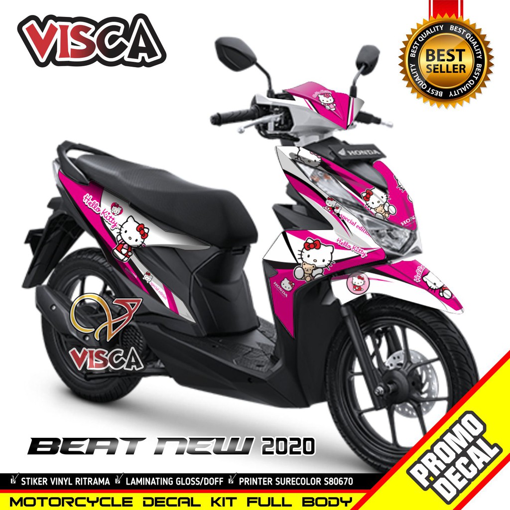 (COD) Decal Stiker Beat Deluxe Fullbody Beat Street Fi Tahun 2020 2021 2022 2023 Desain Terbaru Hell