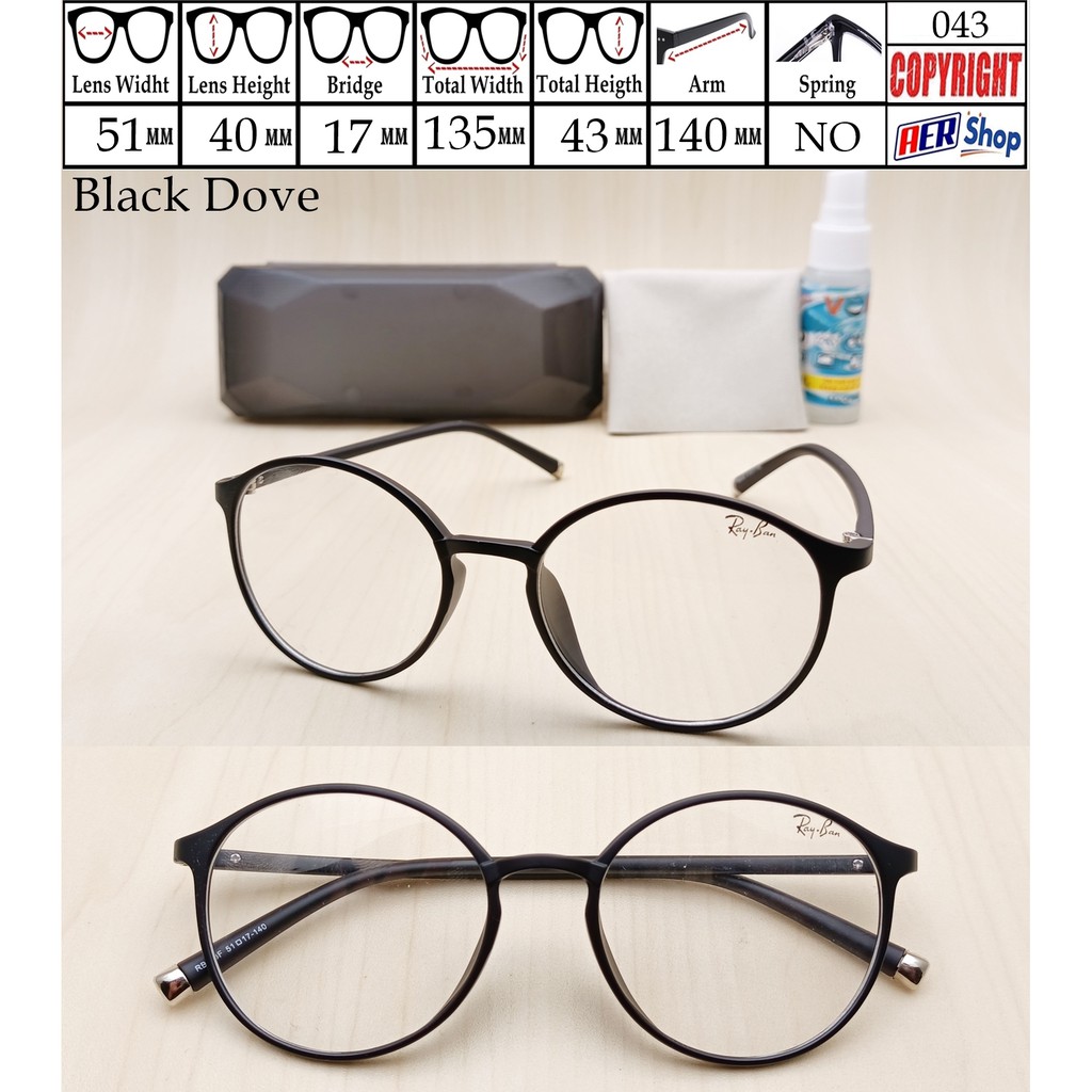 kacamata boboho kacamata minus bulat frame kacamata minus vintage unisex