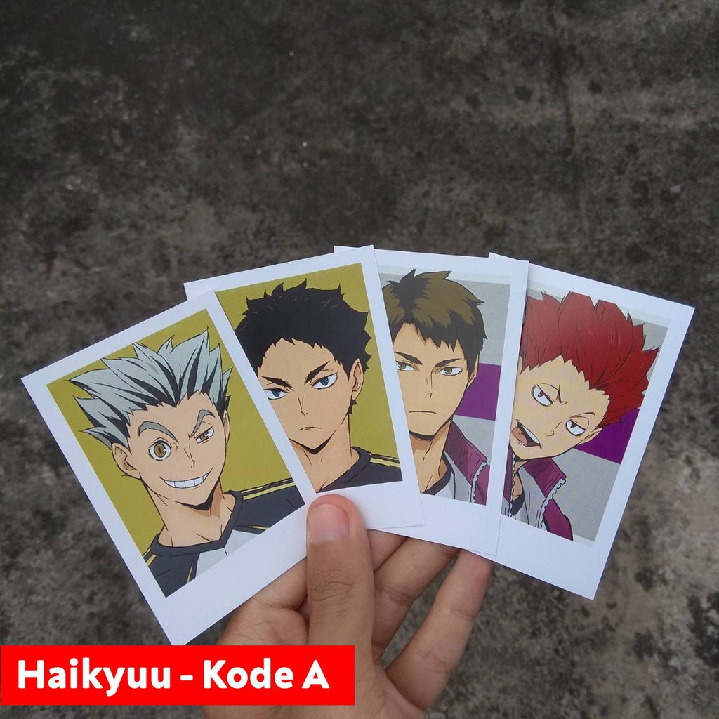 Pola Deco Mini Poster Anime Haikyuu - Hinata Kageyama Tsukishima Kenma Sugawara Oikawa