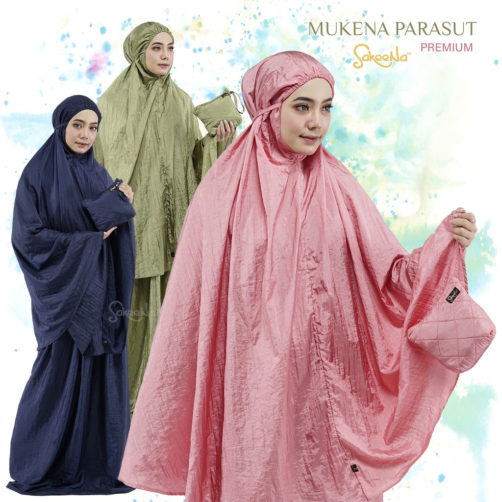 Mukena Parasut Jumbo SakeeNa Premium Travel