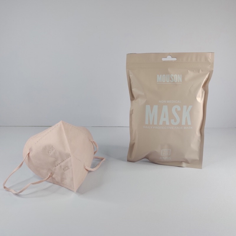 KN95 5ply MOUSON NUDE PINK PURPLE 10pcs