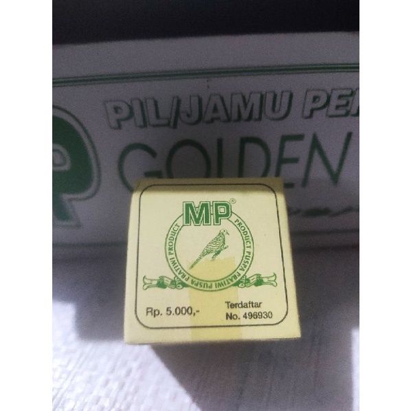 jamu mp  pil perkutut golden bird vitamin penggacor burung kutut bangkok dan lokal