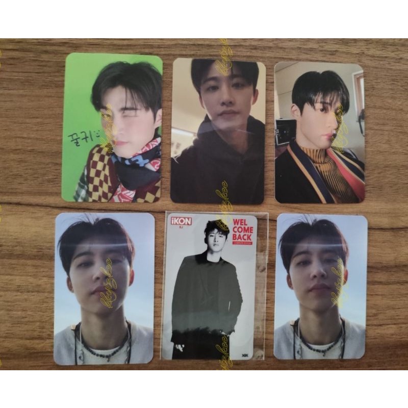 Hanbin B I Official Photocards