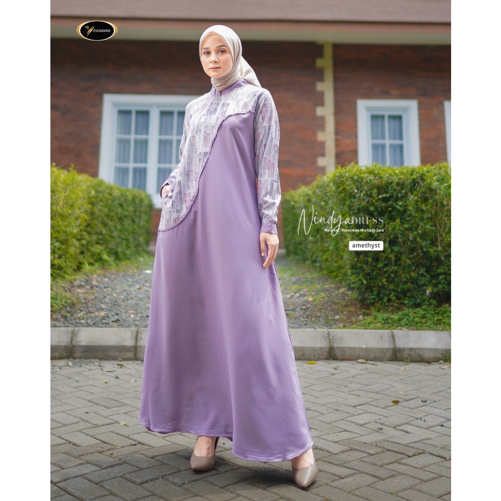 NINDYA Dress Gamis Yessana Original