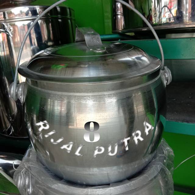 Kastrol Nasi No 8 / Kastrol Nasi Liwet / Panci Kastrol Nasi Bubur