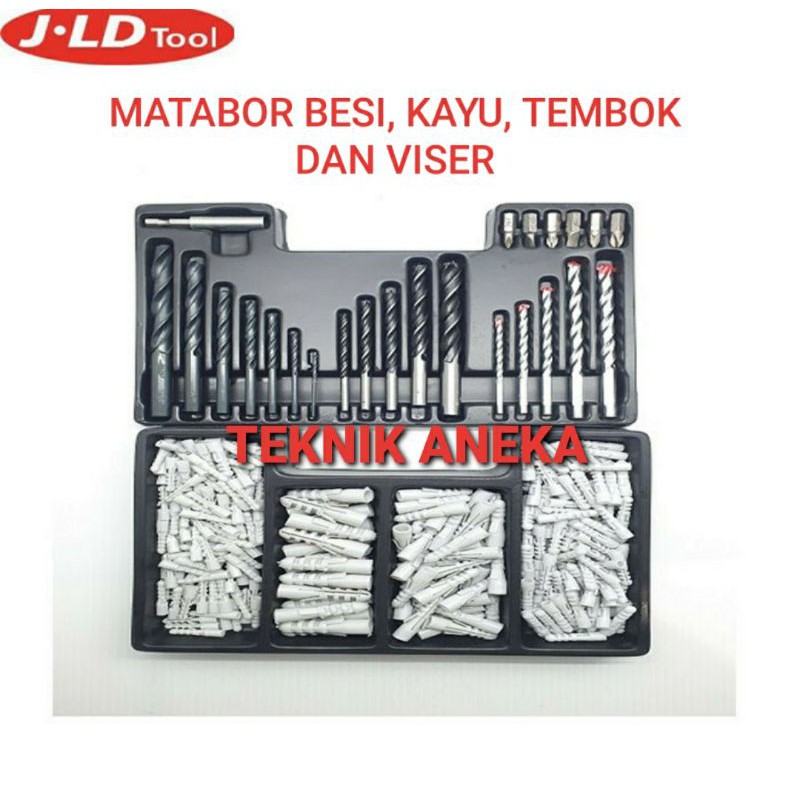 Promo! BOR SET JLD BOR TEMBOK BESI KAYU