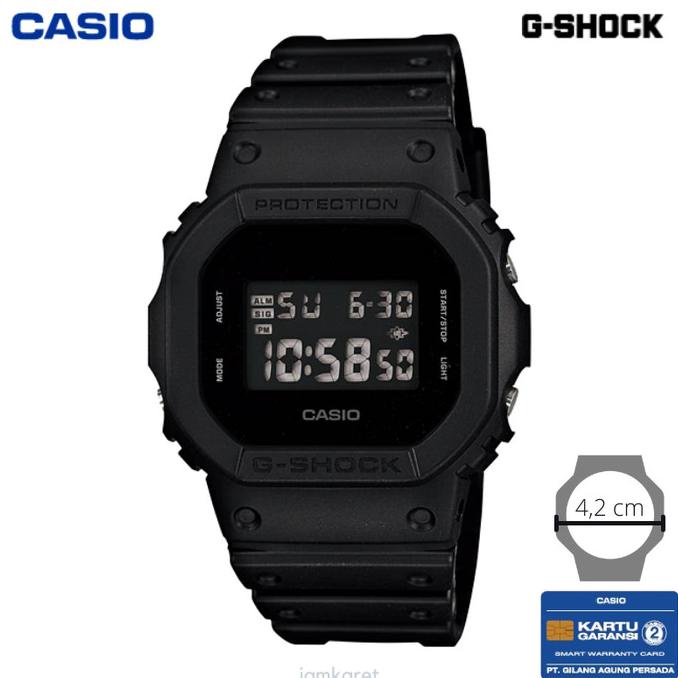 JAM TANGAN PRIA CASIO G-SHOCK DW-5600BB-1 ORIGINAL - GSHOCK DW5600BB Termurah