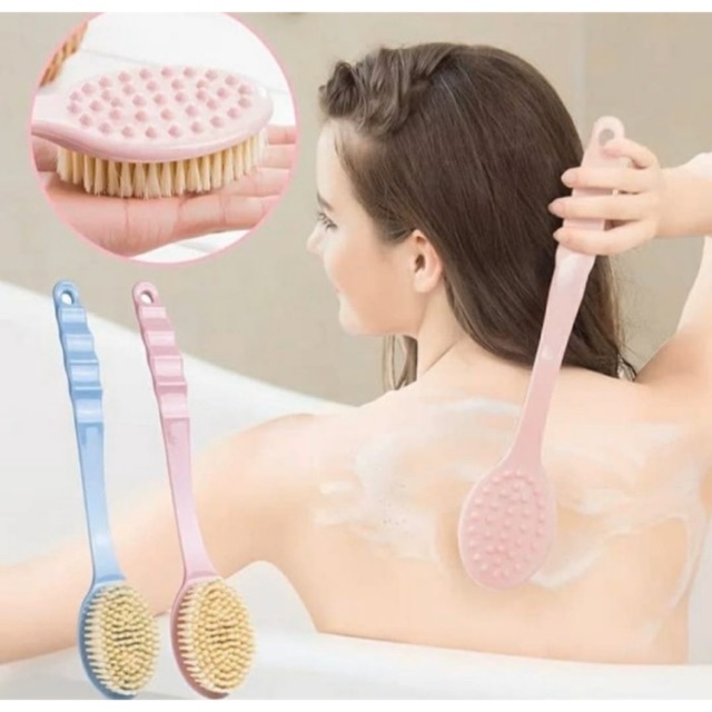 BODY MASSAGE BATH BRUSH tongkat sikat pijat badan punggung mandi GHM