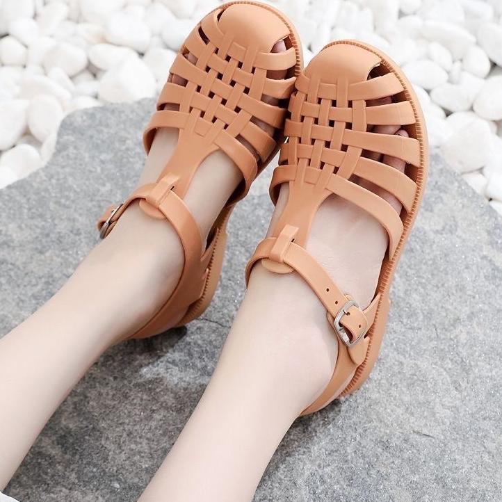 Paling Sesuai.. meisha doff jelly shoes wanita/jelly shoes wanita/jelly shoes/sandal karet/sendal ka