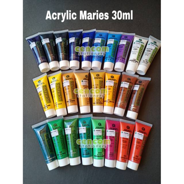 

Cat Acrylic Maries 30ml Paint Acrylic Colour PART 1