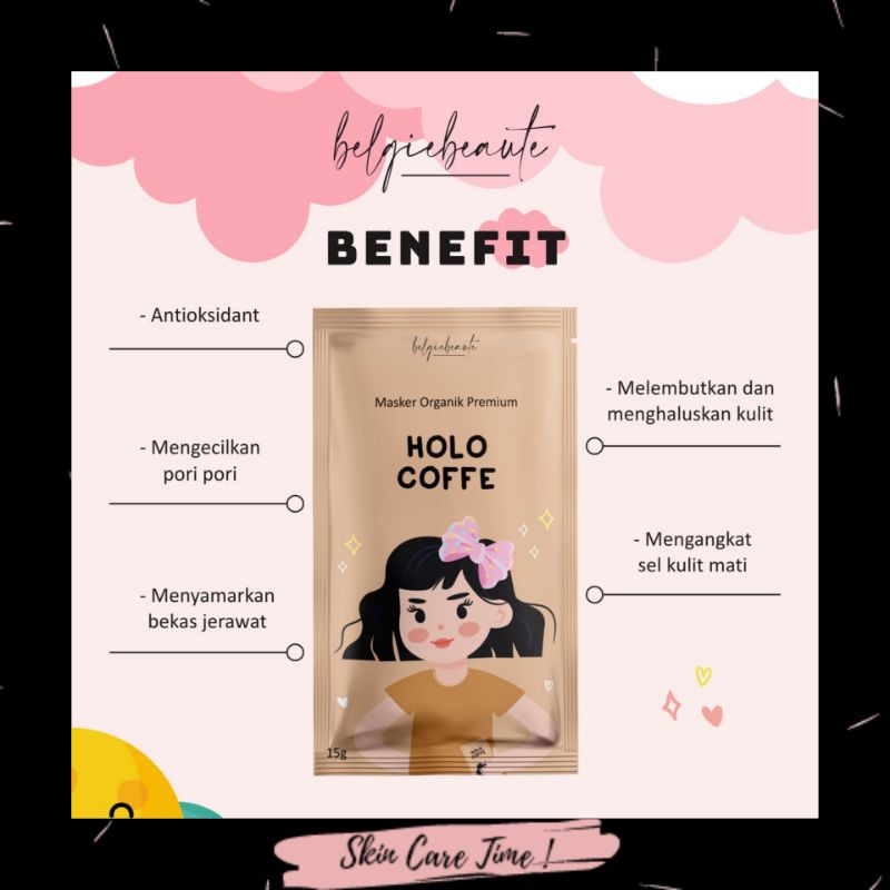 [UC] MASKER ORGANIK PREMIUM BY BELGIE BEAUTE