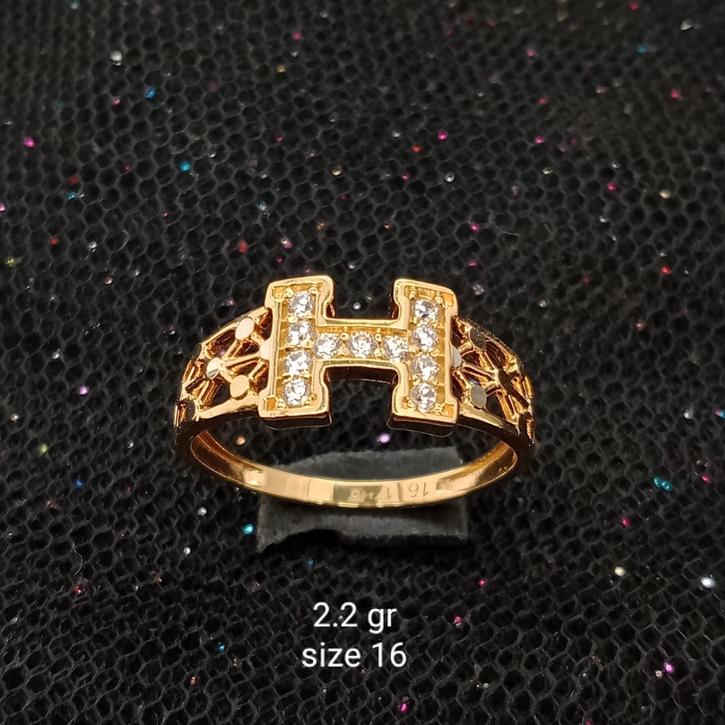 Cincin Emas 17K - 2.2 gr Kadar 750 - 699