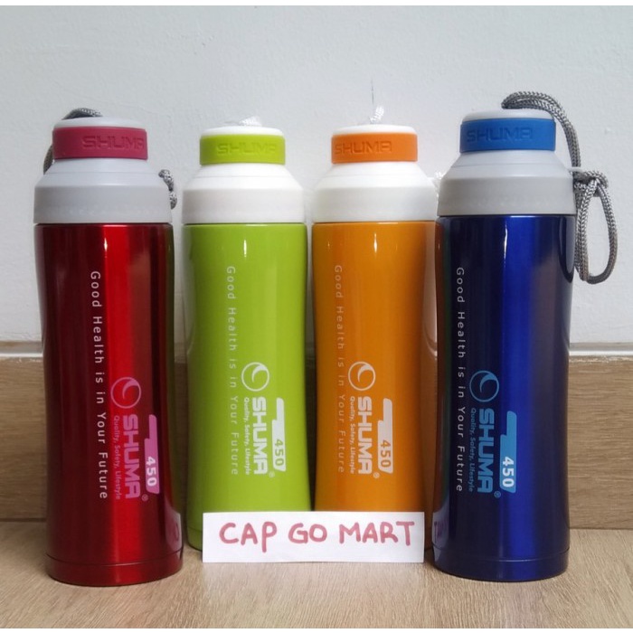 

SHUMA Sport 450 Botol Minum Termos Air Panas Stainless Steel ORIGINAL