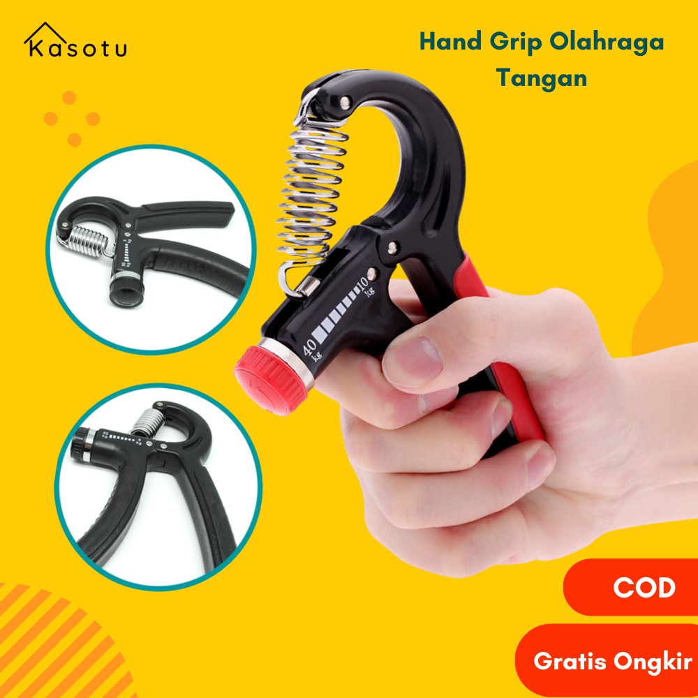 Alat Aksesoris Olahraga Fitness Fitnes Rumah Otot Tangan Hand Grip Handgrip Perlengkapan Gym Murah