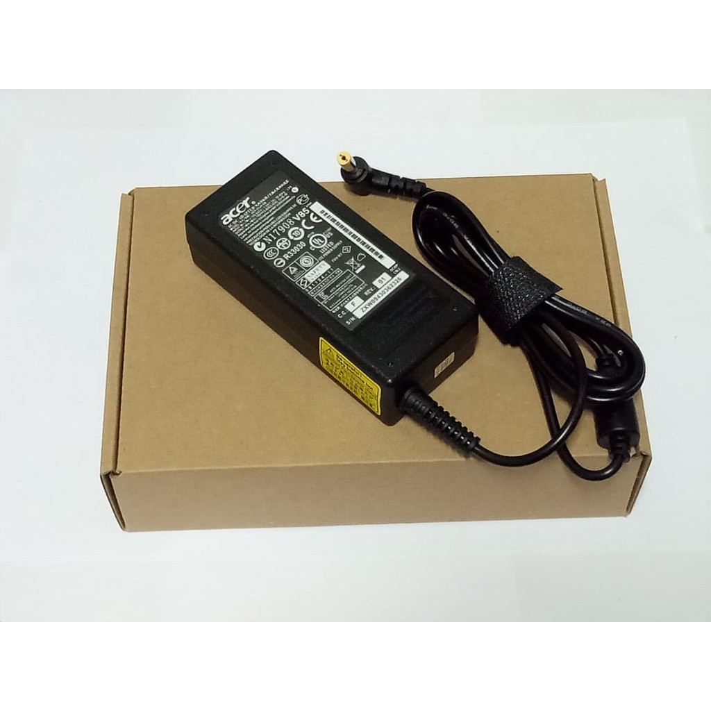 Original AC Adaptor Laptop ACER 19V 3.42A / 5.5*1.7mm termasuk kabel power