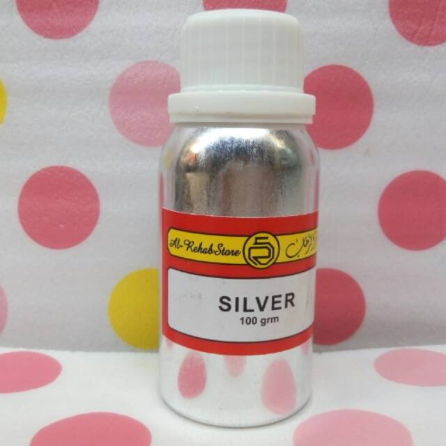 Biang Parfum Silver Al Rehab Original