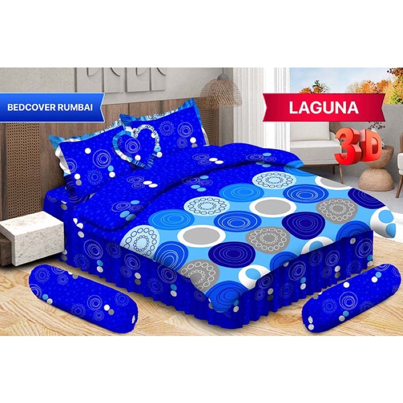 (BISA COD) BEDCOVER BONITA RUMBAI UK 180*200 CM