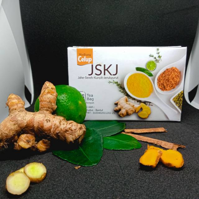 

Wedang Celup JSKJ Uwuh Rempah Herbal Minuman Jahe Sereh Kunyit Jeruk Purut